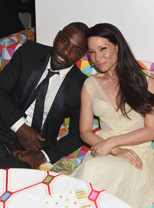 elementarystan:Lucy Liu & Idris Elba at HBO’s Emmys After Party (Aug 25)