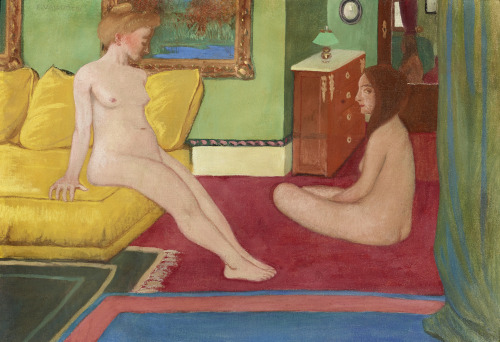 Femmes nues dans un intérieur = Nude Women in an InteriorFélix Vallotton (French, born Switzerland; 