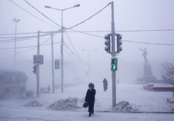 pucks-and-trucks: Yakutsk, Russia. Coldest