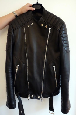 lebaronlouis:  Balmain Homme F/W 2013-2014 - Leather Biker Jacket 