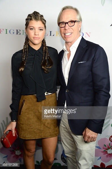 Sofia Richie and Tommy Hilfiger at NYFW