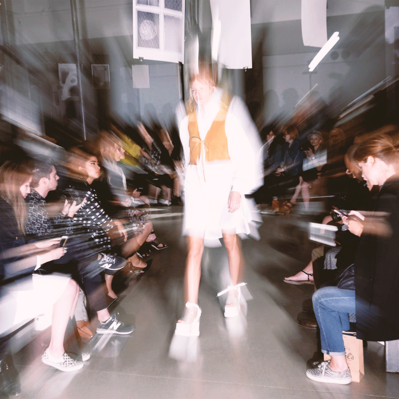 modelmeth:   Backstage @ Maison Martin Margiela, SS15 New York Fashion Week 