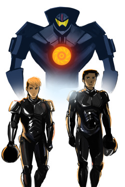 lazy-afternooner:  Pacific Rim AU. Couldn’t