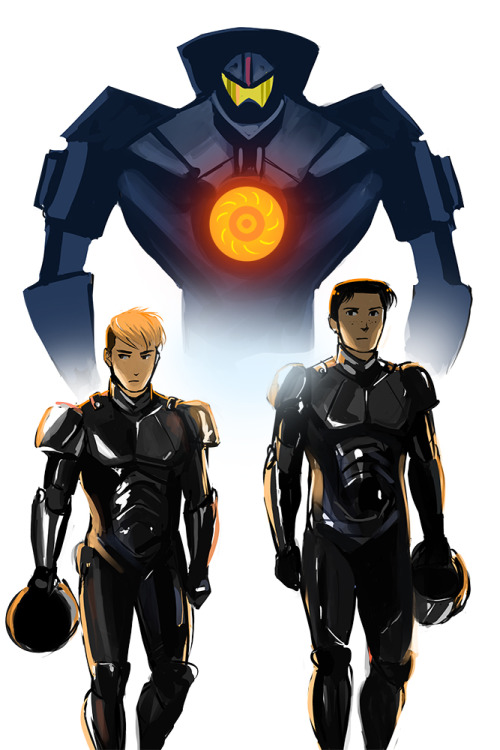 Porn photo lazy-afternooner:  Pacific Rim AU. Couldn’t