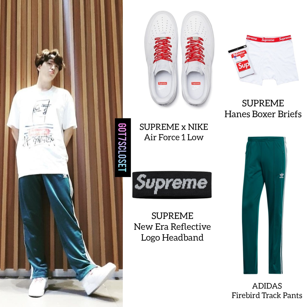 Weggooien Magazijn Gezichtsvermogen GOT7's Closet — Nike x Supreme Air Force 1 sneakers