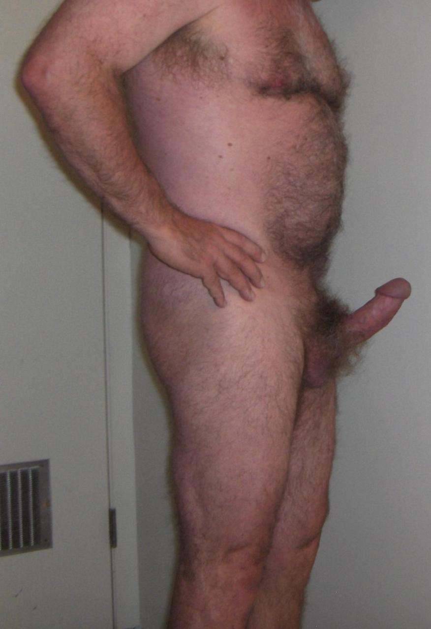 Naked mature men with erection