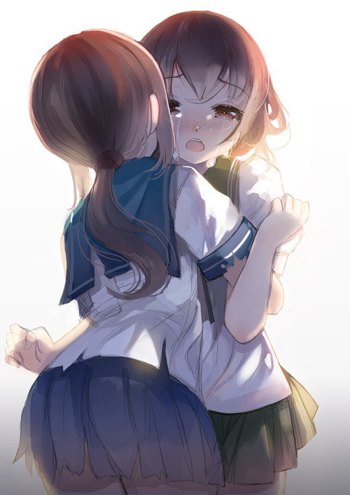 tea-room-10:「吹雪ちゃん!痛いよ」/「チュ～」のイラスト [pixiv]