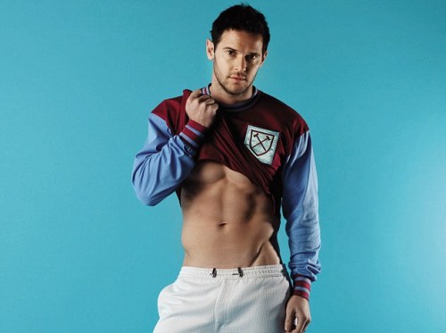 West Ham&rsquo;s winger Matt Jarvis Attitude photoshoot.