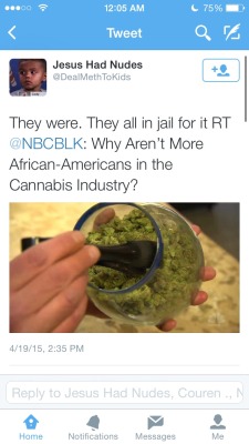 africa-will-unite:  ikulture:  africa-will-unite:  bananacliptheory:  Happy 4/20 yall  A lot of Rasta are in jail or have a criminal record because of Ganja, but now that the white world have woken up to its benefits…  All of a sudden they wanna ask