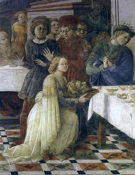 Life of John the Baptist,Herod’s Banquet by Fra Filippo Lippi, ,1452-62 