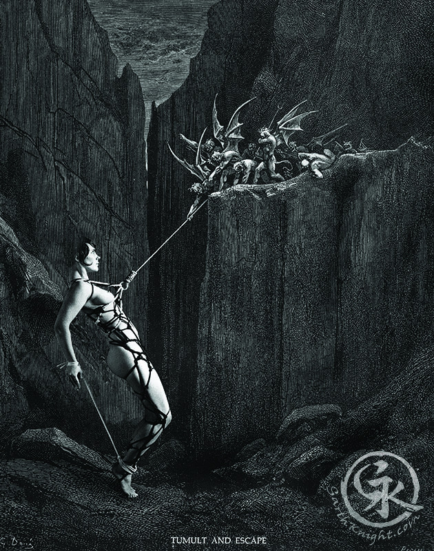 garthknight:    Tumult and Escape 2002 #earlyworks with #rope #garthknightart #garthknight