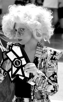 black-and-white-gaga:  Happy 30th Gaga! Public