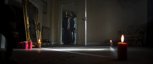 Catherine Walker and Steve Oram in A Dark Song (2016, Liam Gavin, dir.)