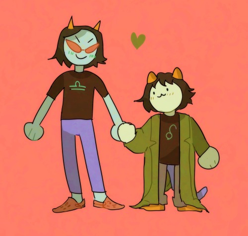 some neprezi drawings // i love this ship so much cause i associate nepeta and terezi w me and my gf