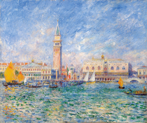 Pierre-Auguste Renoir: Vue de Venise (Le Palais des Doges), 1881.