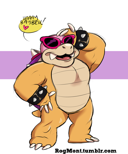 rogmont:Sharing more Mario doodles, this time it’s just a bunch of Koopaling high jinks and color pr
