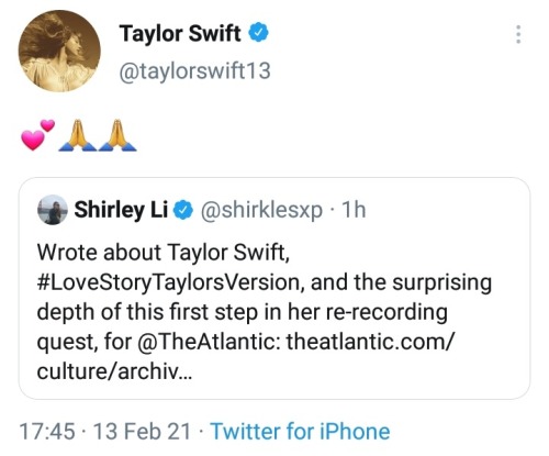 The Old Taylor Swift Never LeftThe Atlantic // February 13th 2021 // by Shirley LiThe artist’s first