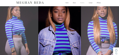 meghanbeda:  My online modeling portfolio is finally done! Now you can find all of my pics in one place as well as keep up with me. So excited to be sharing this with you. Check out my site at meghanbeda.com. Thank you for your support!