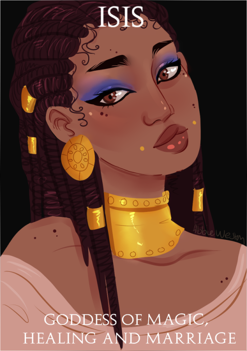 abbietheowl:Some Egyptian Goddesses Greek goddesses part 1 // part 2My art here Twitter- Instagr