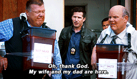 television:“Do you see me as a father figure, Peralta?” – S01E18“Oh, Raymond. He’s the one you think