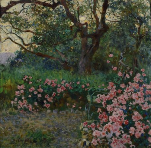In giardino , 1900Plinio Nomellini (Italian, 1866–1943)