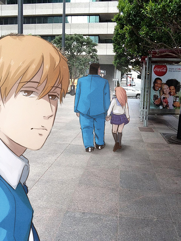 yourheadcanon:Man Documents His Life As The Third Wheel For 3 Years In Awkward Selfies 