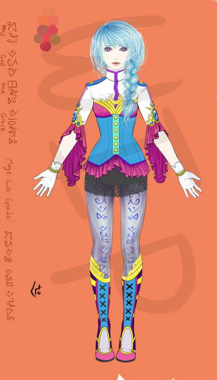 parkaposy-fashions: A picture I unfortunately never finished. Sometimes I look at this picture and t
