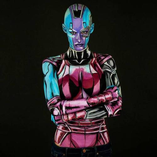 Happy Throwback Thursday #Nebula from #guardiansofthegalaxy! Painted in January 2016 Here is where y