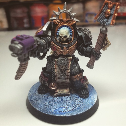 the-imperium-of-mann: warhammermotivation: I finished the High Chaplain today. Praise the Emperor. B