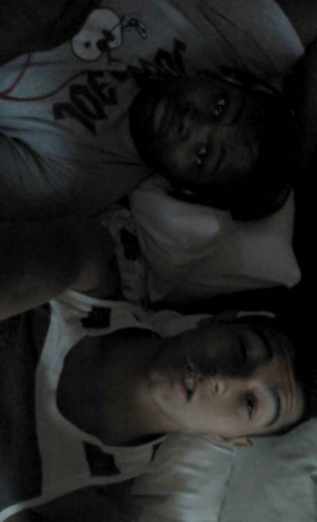 And this is my best bud, Leo, and I chilling in the hotel room yesterday before we started drinking. Viva Las Vegas