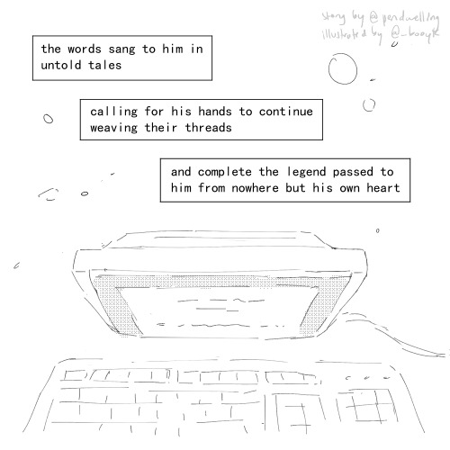 Part 1 &ndash; Part 2This is a comic illustration of the intro to @pendwelling​’s ao3 fanf