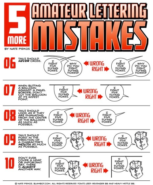 10 Mistakes Made by Amateur Letterers