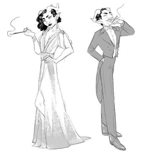 the gang got to talking about a 20s-mobster-noire AU and i fell for it harder than i’ve ever fallen 