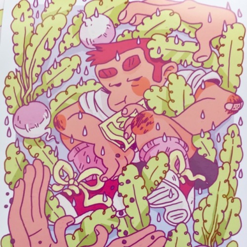 knife-goblin: I’m selling the first few of my Turnip Boy prints! They are roughly 8"x10" i