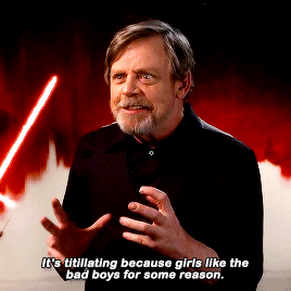 lordsnow:Mark Hamill talking about reylo