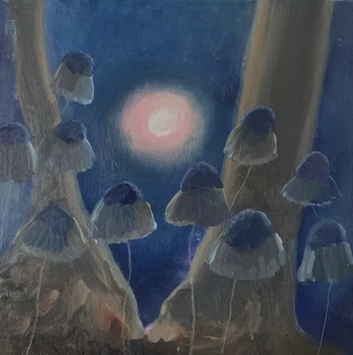 polkadotmotmot:  Nancy Diamond - Moon Flowers, 2022