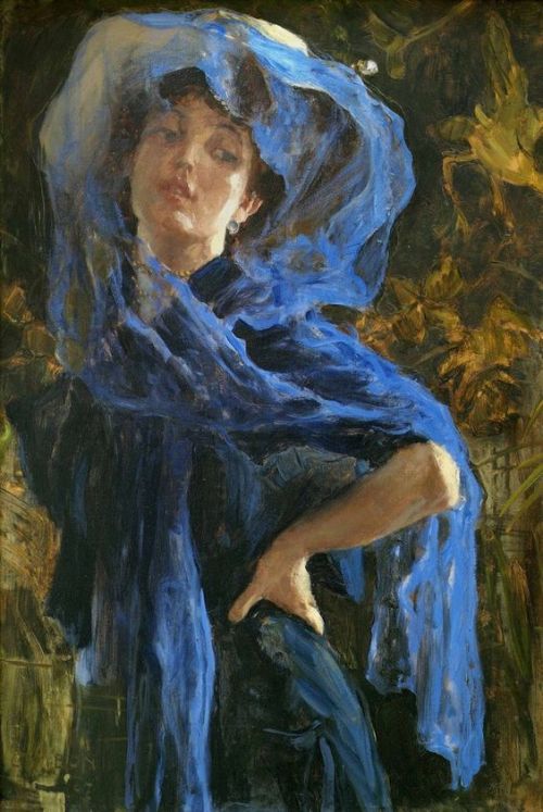 The Blue Veil by Glauco Cambon, 1907