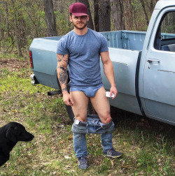 J - I wanna show off in the woods like this!