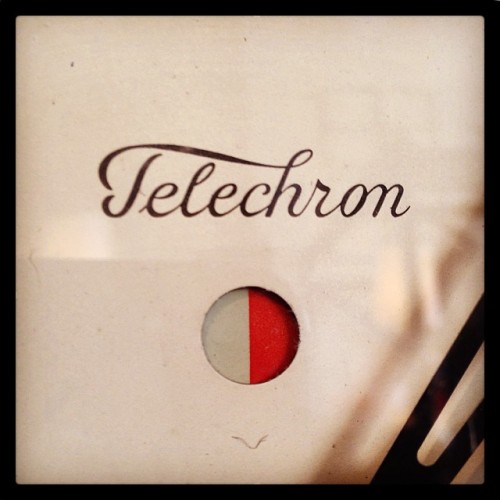 Telechron #logo #typography #lettering #script #badgehunting #junktype #foundtype