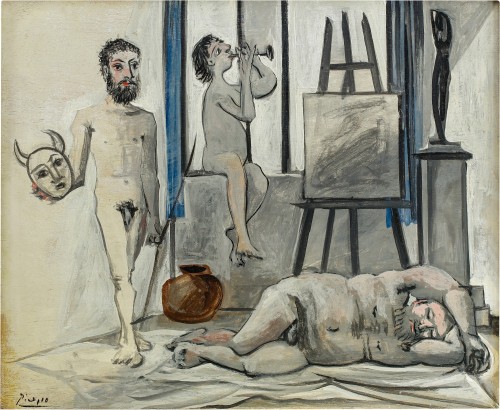 thunderstruck9: Pablo Picasso (Spanish, 1881-1973), Nus masculins (Les trois âges de l'homme) [Male 