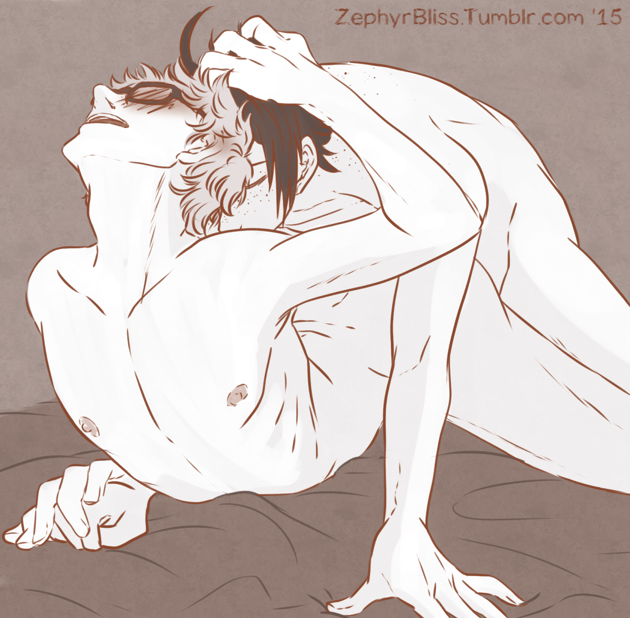 zephyrbliss-deactivated20171113: So tall, so flexible~ (TsukkiYama)