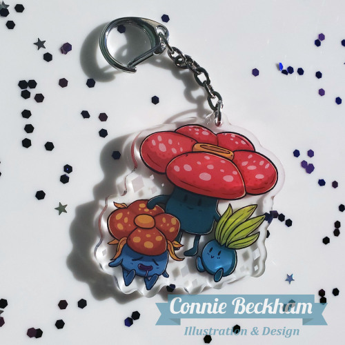 Oddish evolution charms are available on my Etsy page!Etsy  |  Instagram