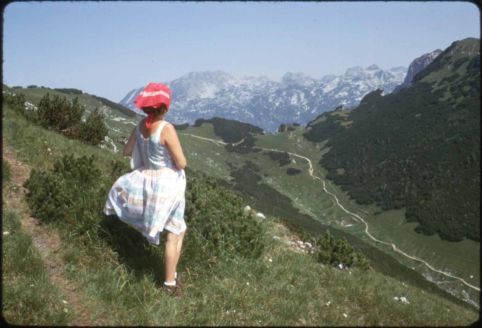twoseparatecoursesmeet:Hiking in the Alps, 1970s