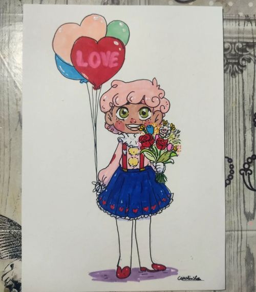 Apparentily I draw the little Pink clown as a Valentine&rsquo;s gift for my mom very often. And 