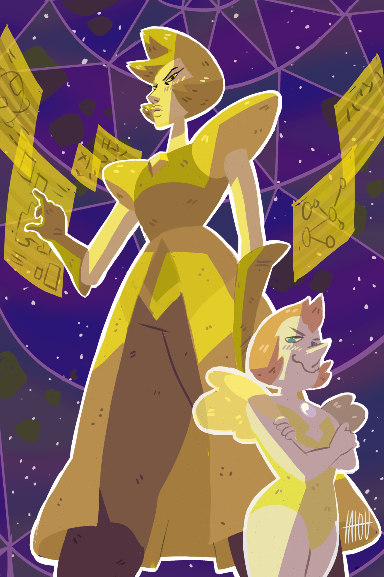 l-a-l-o-u:  the great lemon giraffe and her asistant, a salty oompa loompa    @slbtumblng