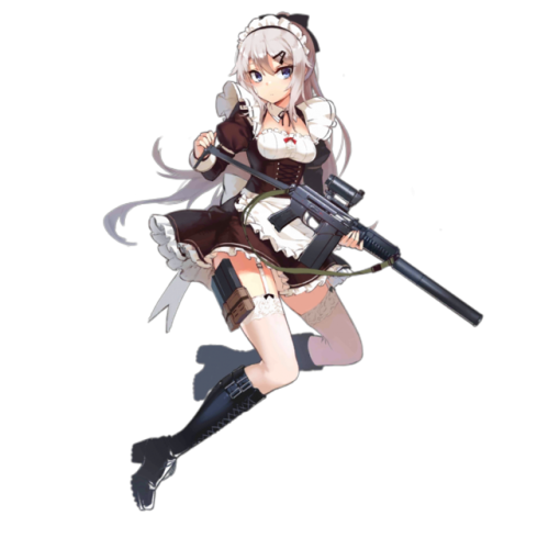 maidoftheday: Today’s Maid of the Day: 9A-91 from Girls’ Frontline