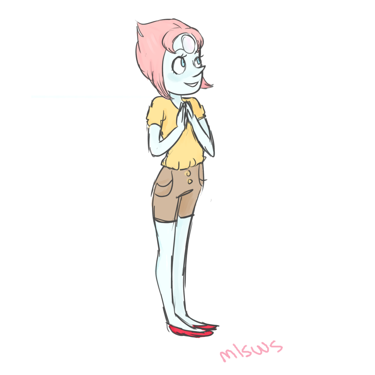 mlsws:  style practice with my honey, my baby, my ragtime pearl commissions are open!
