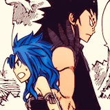 hitsuyo:  Gajeel &amp; Levy | Fairy Tail - requested by ithrowmytacosintheairsometimes