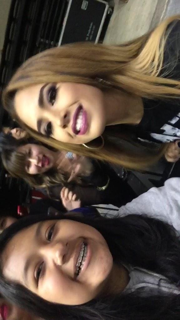 villegas-news:  Jasmine with fans in Fresno