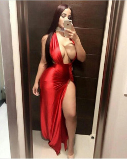 Lady in red